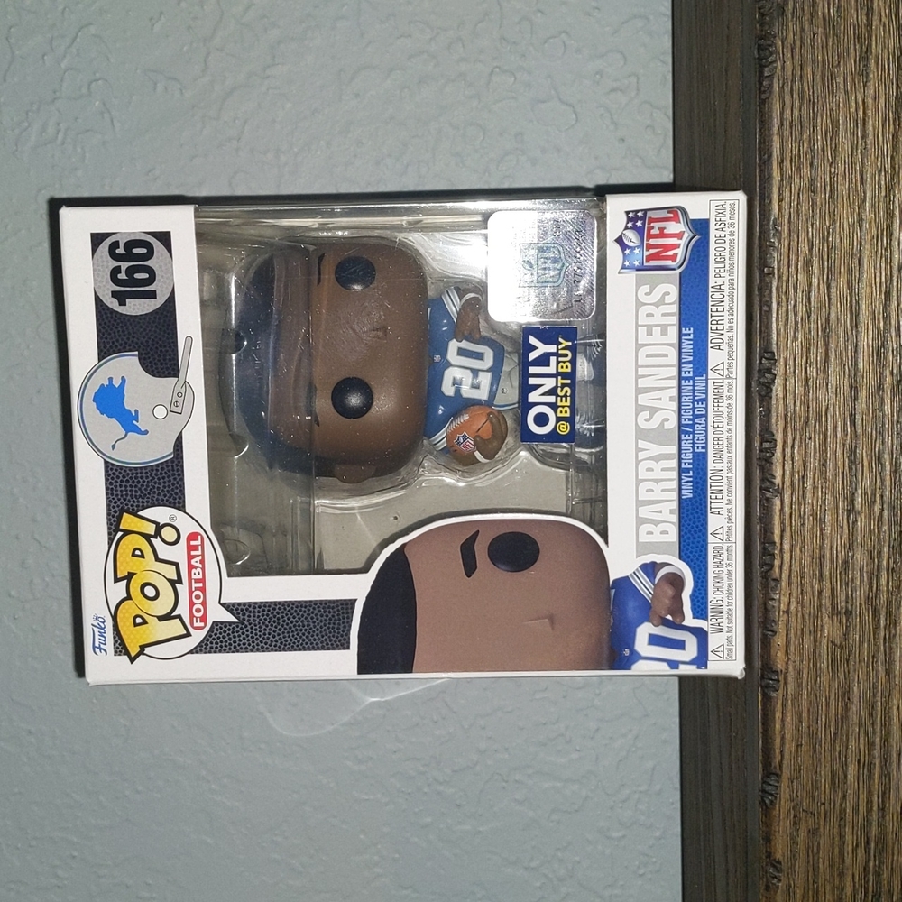 Barry Sanders Funko Pop (never opened)